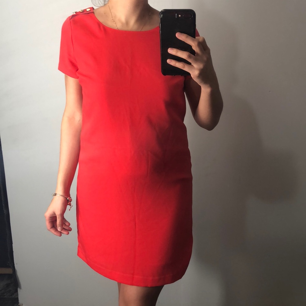 Forever 21 orange/red dress